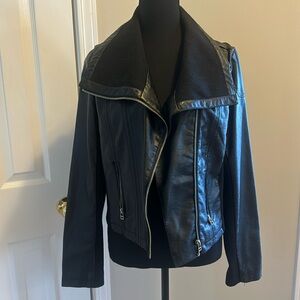 Vegan leather Moto Jacket NWT